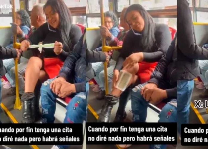 ¡De locos! Mujer se depila las piernas en pleno transporte público