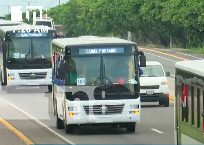 Foto: Modernización y transformación del transporte público en Nicaragua/TN8