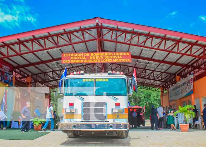 Foto: ¡Suenan las sirenas! con la inauguración de nueva Estación de Bomberos en Ocotal/TN8