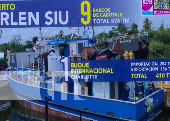 "EPN: 15 Buques Internacionales Atracaron en Puertos de Nicaragua esta Semana
