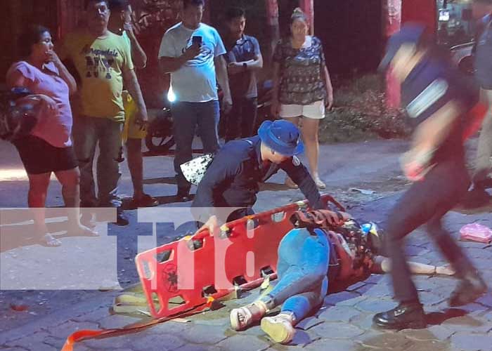 Foto: Cuatro lesionados son el resultado de imprudencias al volante cometidas en distintos sectores de Managua/TN8