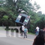 Foto: Bus sufre accidente en Jinotega /TN8
