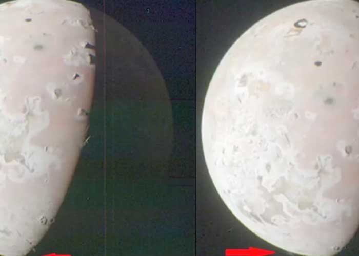 Foto: NASA revela Impactantes secretos del volcánico satélite de Júpiter /cortesía