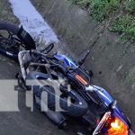 Foto: Choque entre motociclista y camioneta en Santa María de Pantasma, Jinotega, norte de Nicaragua /TN8