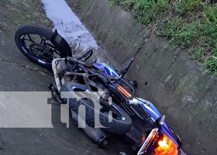 Foto: Choque entre motociclista y camioneta en Santa María de Pantasma, Jinotega, norte de Nicaragua /TN8