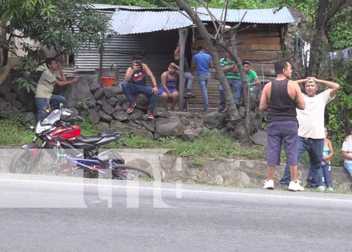 Foto: Accidente en "La Curva de la Muerte": Dos jóvenes escapan ilesos en Estelí / TN8