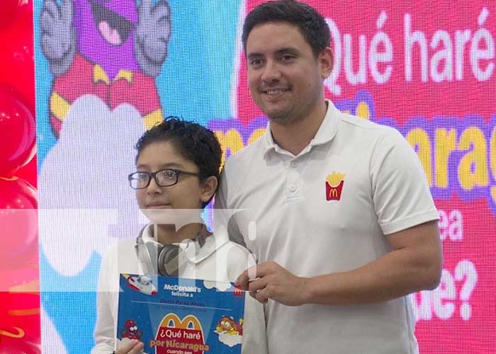 Foto: ¿Qué haré por Nicaragua cuando sea grande? McDonald's premia el talento y la creatividad/TN8