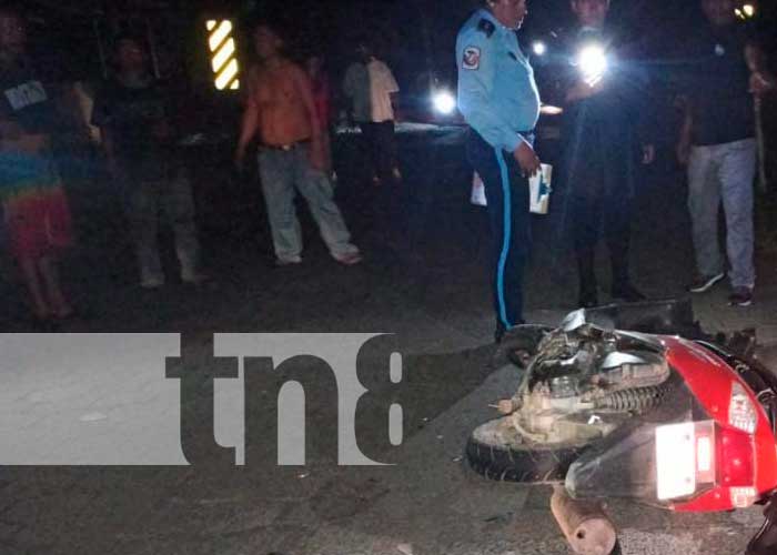 Foto: Efectos del alcohol: Dos personas graves tras accidente en Ometepe / TN8