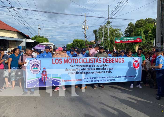 Policía Nacional realiza la campaña ¡Salva tu Vida! en toda Nicaragua