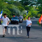 Foto: Chavalos corren por la paz en Ocotal /TN8