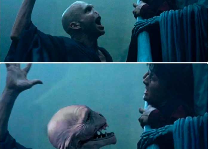 Foto: Así se vería Lord Voldemort con su diseño original /cortesía