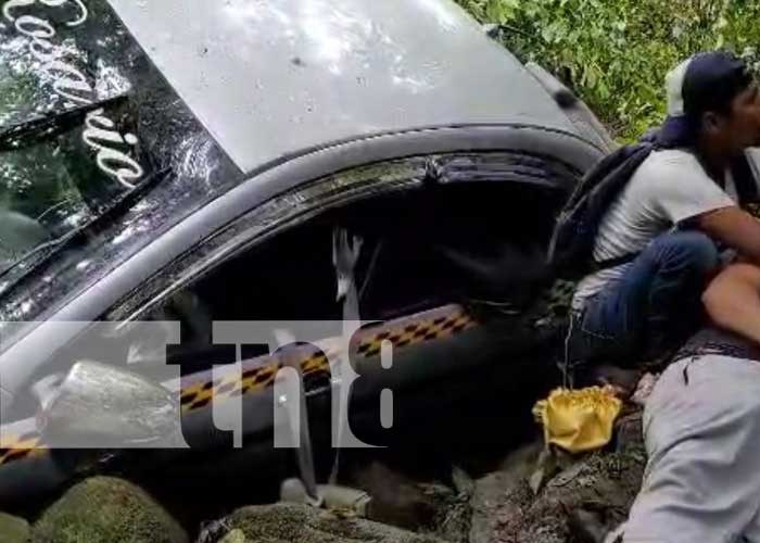 Foto: 5 personas lesionadas en un trágico accidente de tránsito en Nueva Segovia/TN8