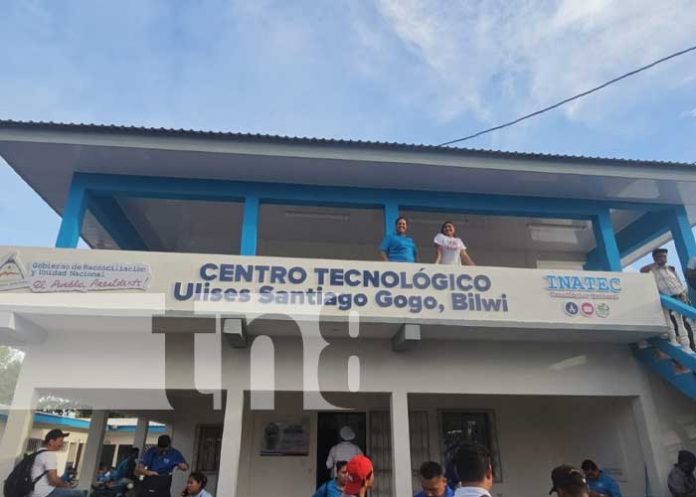 Inauguración del Centro Tecnológico Ulises Gogo en Bilwi