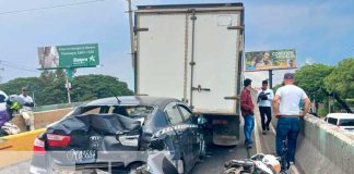 Foto: Accidente en Managua /TN8
