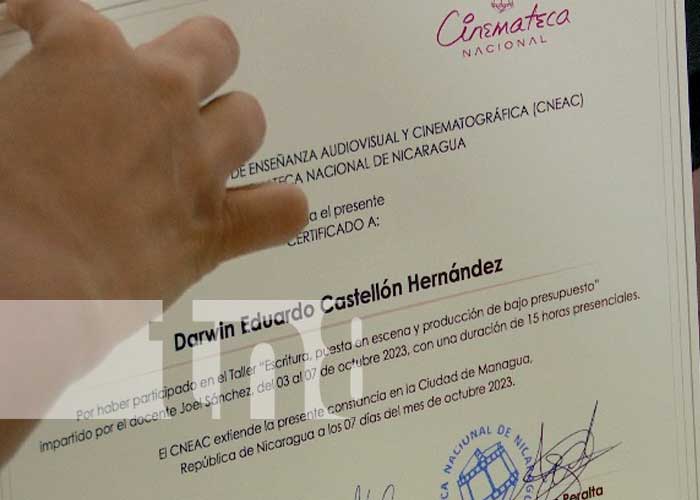 Foto: CNEAC realiza clausura del Festival Nicaragüense de Cine y Audiovisuales/TN8
