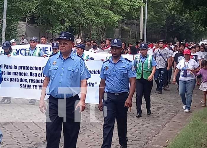 Policía Nacional realiza la campaña ¡Salva tu Vida! en toda Nicaragua