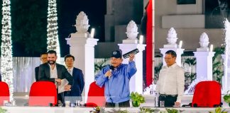 Foto: Presidente Daniel Ortega encabeza acto por entrega de nuevos buses / TN8