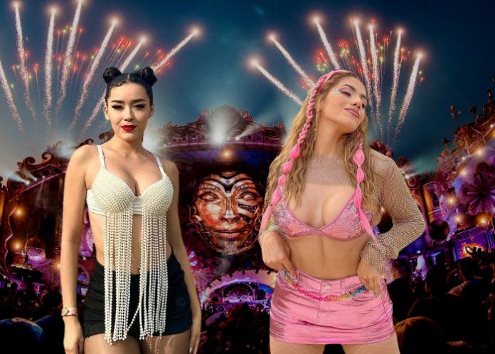 Fotos. Dos influencers nicas en el Tomorrowland Brasil 2023