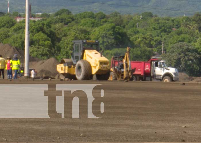 Foto: Construcción de acceso nuevo en Ciudad Sandino / TN8