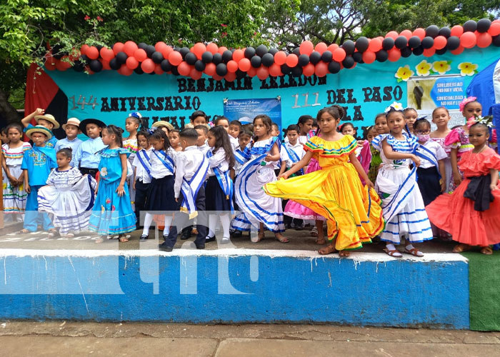 Foto: Homenaje al General Benjamín Zeledón en colegios de Managua / TN8