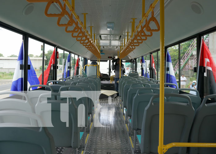 Foto: Nuevos buses chinos para Managua / TN8