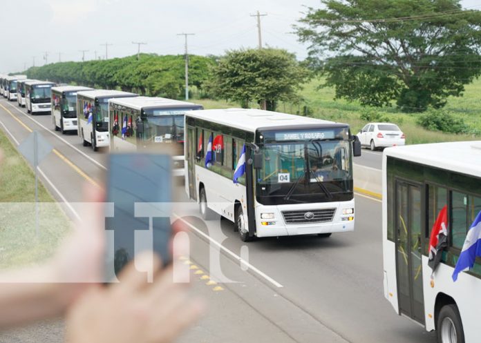 Foto: Nuevos buses chinos para Nicaragua / TN8