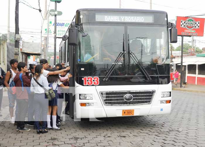 Foto: Nuevos buses en Ciudad Sandino / TN8
