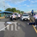 Foto: Pareja muere atropellado en la Carretera Nueva a León / TN8