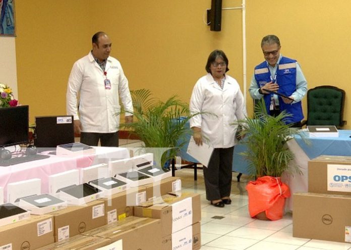 Foto: OPS dona equipos tecnológicos al MINSA en Nicaragua / TN8