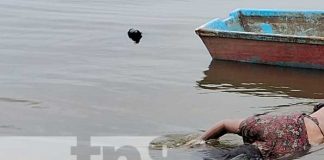 Foto: Cuerpo de mujer flotando en el Lago de Managua / TN8