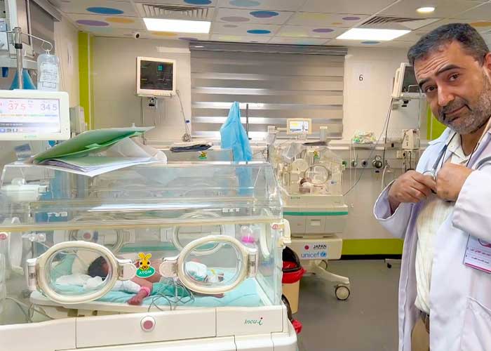 Médicos de Gaza rescatan a un bebé del vientre