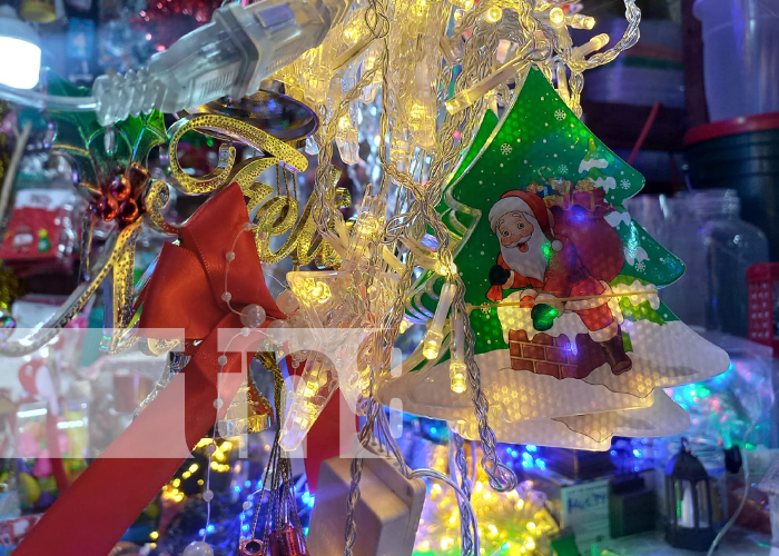 Foto: Productos de La Purísima y Navidad abundan en comercios de Managua / TN8
