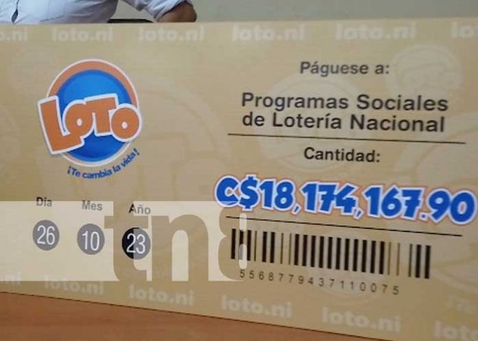 Foto: Loto entrega utilidades para Lotería Nacional / TN8