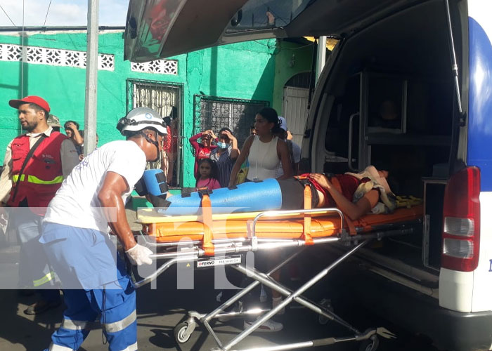 Foto: Accidente de tránsito en Monseñor Lezcano, Managua / TN8