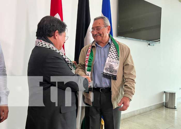 Foto: Nicaragua recibe con los brazos abiertos a un dirigente de Palestina / TN8
