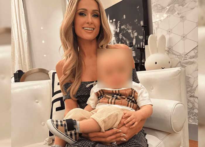 Paris Hilton defiende con fuerza a su bebé de burlas