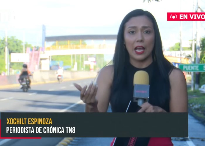 Foto: Cobertura de Crónica TN8 desde Carretera Nueva a León / TN8