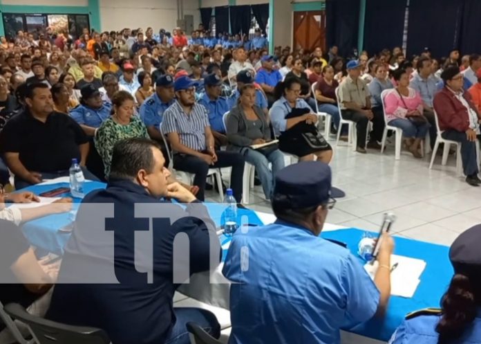 Foto: Policía Nacional celebra asamblea para fortalecer la seguridad en Carazo/TN8