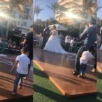Niño se atraviesa y es aplastado en plena boda por el fotógrafo