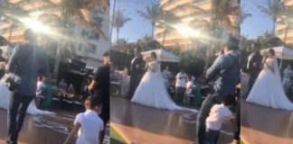 Niño se atraviesa y es aplastado en plena boda por el fotógrafo