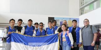Foto: Llegan a Nicaragua los jóvenes que participaron en las olimpiadas mundiales de robótica / TN8