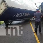 Impactante choque de camiones deja un herido y daños materiales en Chontales