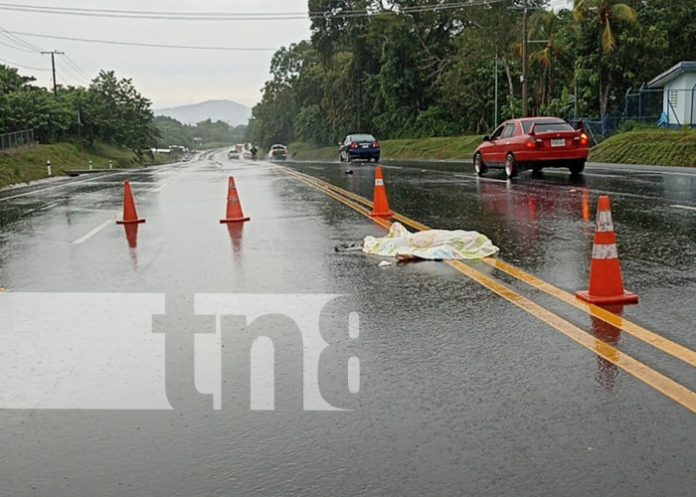 Foto: ¡Trágica muerte en un incidente en carretera Masaya a Catarina!/TN8