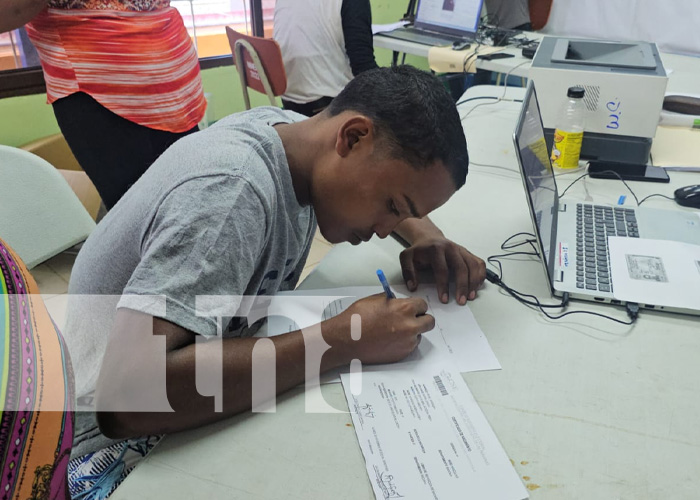 Foto: CSE facilita registros de nacimientos y trámites de cédula en Bilwi / TN8