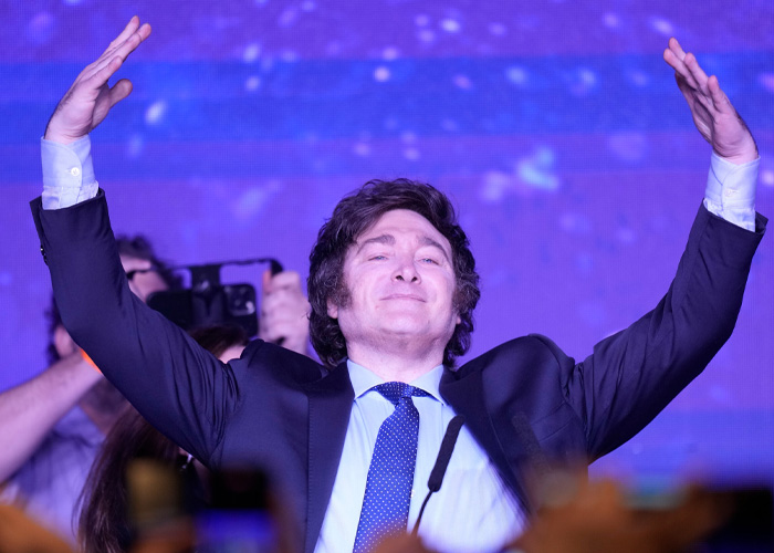 Foto: Triunfo de Javier Milei en las elecciones Presidenciales de Argentina / Cortesía