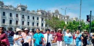 Foto: Protestas en Perú /cortesía