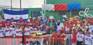 Foto: Alcaldía de Managua impulsa el béisbol infantil con entrega de material deportivo/TN8