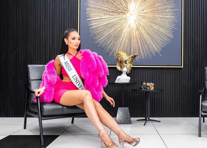 ¡Arrasando! Así llegó Miss Universo 2022, R’Bonney Gabriel a El Salvador