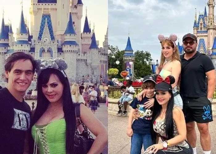 Critican a nuera de Maribel Guardia por posar junto al marido de la actriz