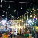 El parque central de Matiguás se llena de magia con el encendido de luces